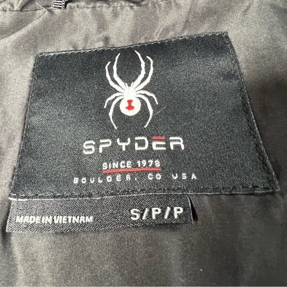 NWT SPYDER Nexus Hooded Puffer Jacket Frontier Navy Blue Men's Size S - Picture 14 of 16